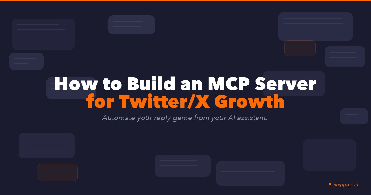 How to Build an MCP Server for Twitter/X Growth